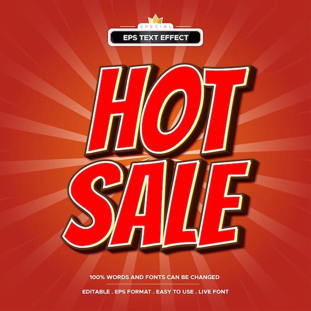 Hot sale text effect editable