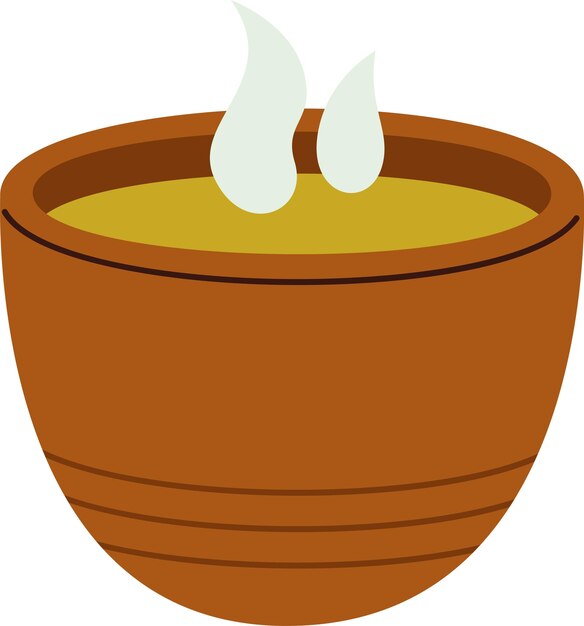 뜨거운 차 컵