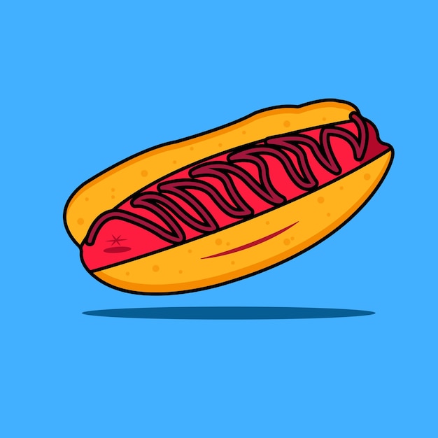 Hotdog design vector