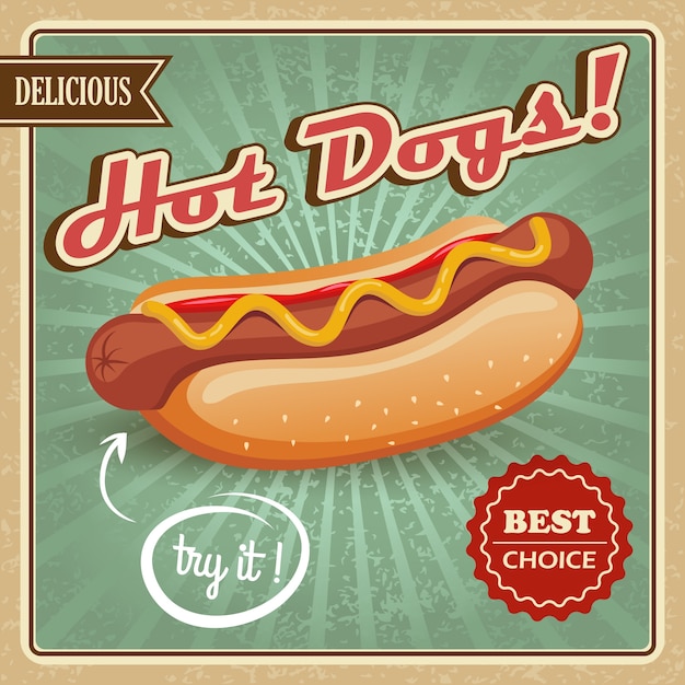 Hotdog poster