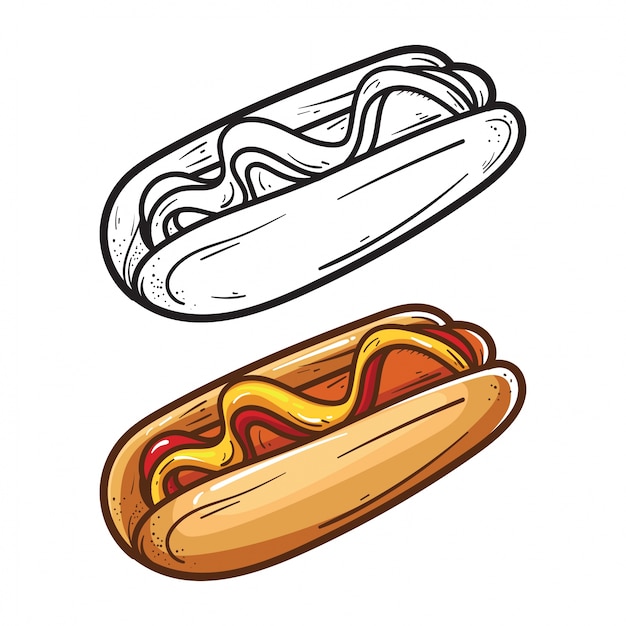 Hotdog vector