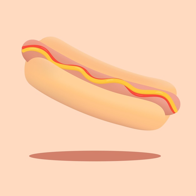 Vector hotdog