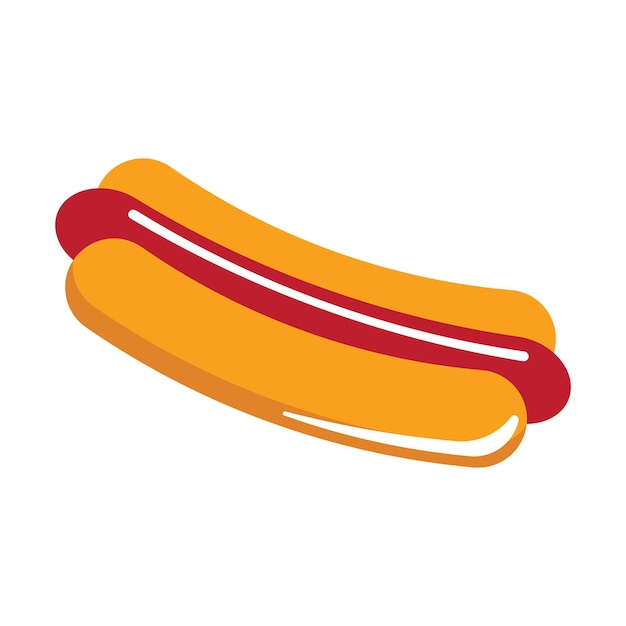 Vector hotdogs icoon vector