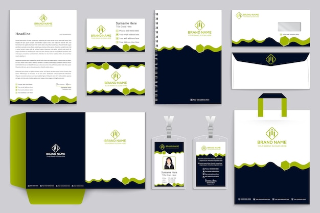 Hotel information stationery design