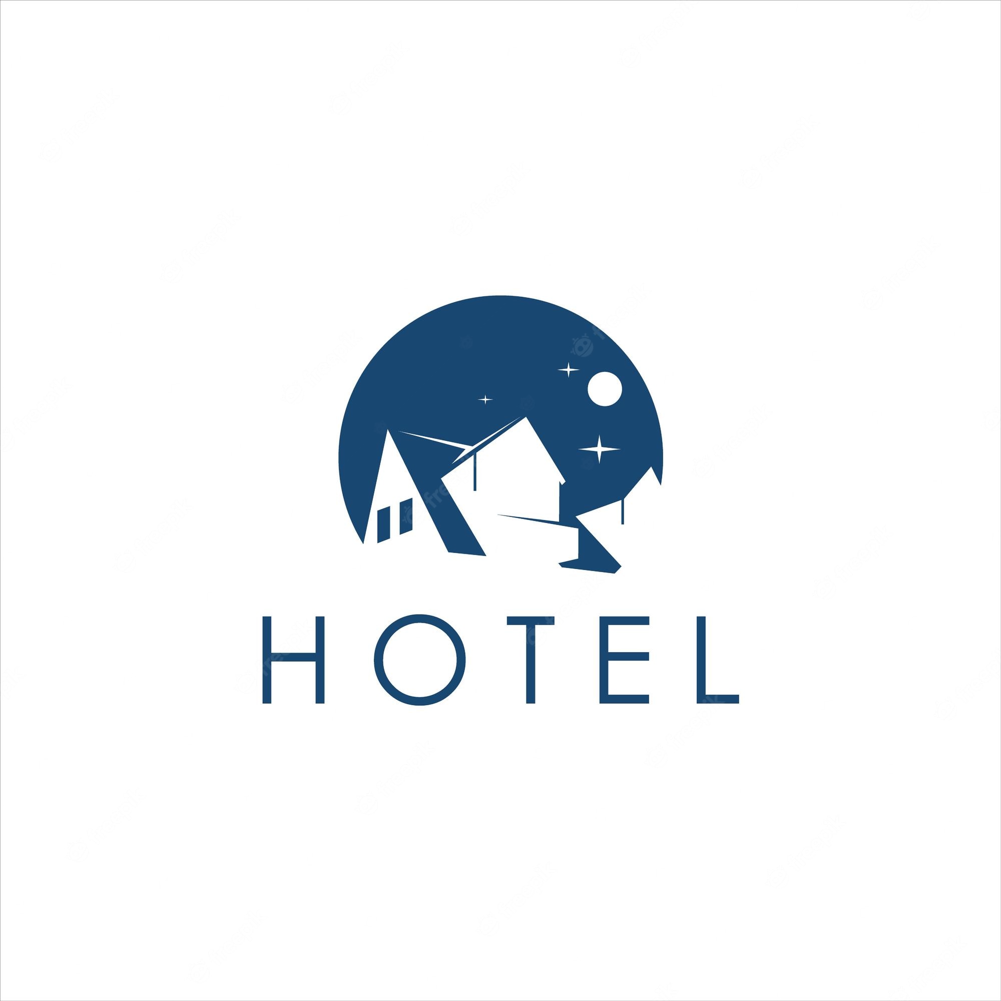 Premium Vector | Hotel logo simple illustration