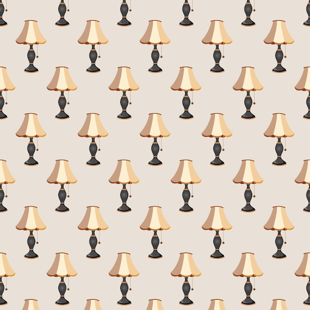 Hotel room light pattern illustration