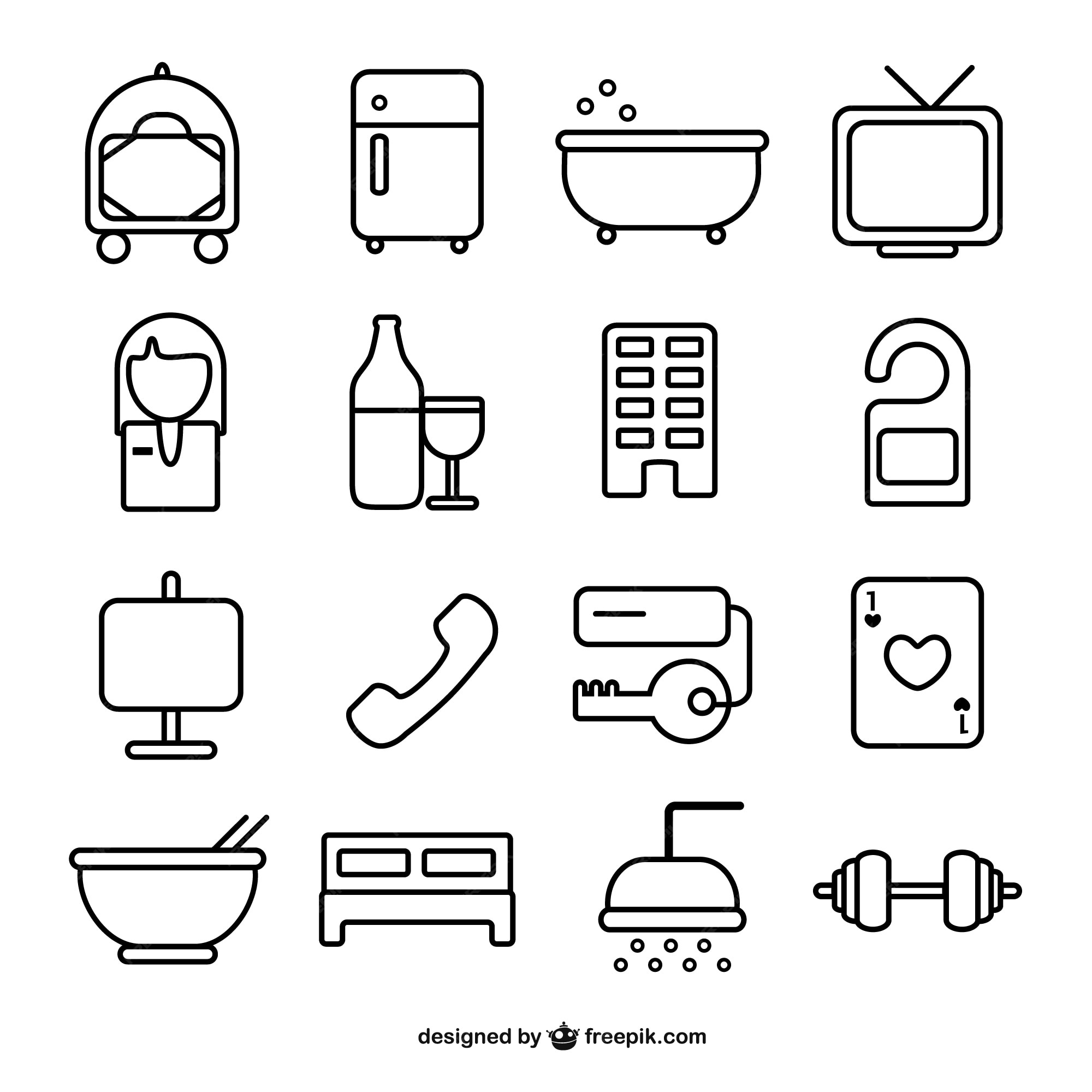 25 Line Hotel Services Icons. Color Block. Logo, Glyphs And Pictogram  Collection. Vector Illustration Royalty Free SVG, Cliparts, Vectors, and  Stock Illustration. Image 46999096.