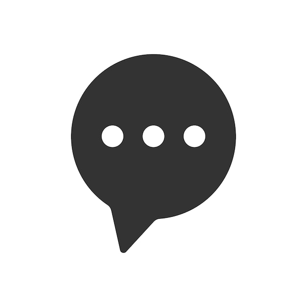 Vettore simbolo di bolla vocale della hotline con pittogramma ellistico isolato su sfondo bianco segno informativo del cliente servizio online di assistenza al cliente pictpgram