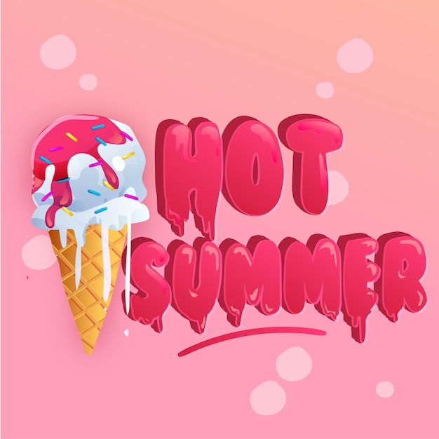 Vector hotsummer