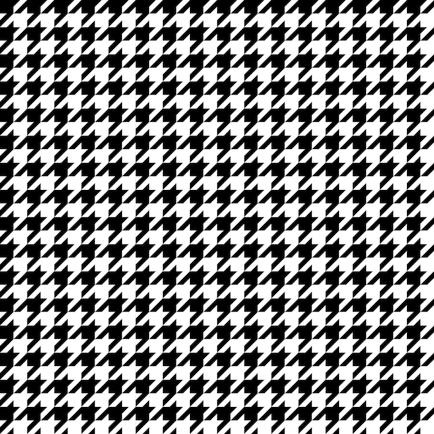 Houndstooth naadloos patroon. Stof achtergrond