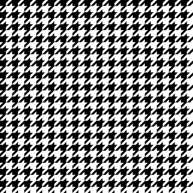 Houndstooth 완벽 한 패턴입니다. 패브릭 배경