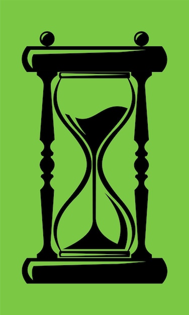 Hour Glass vector design