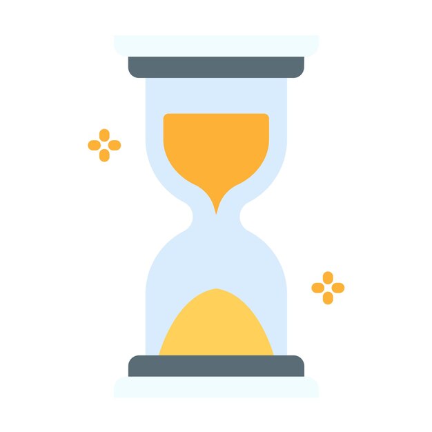 Vector hourglass icon style