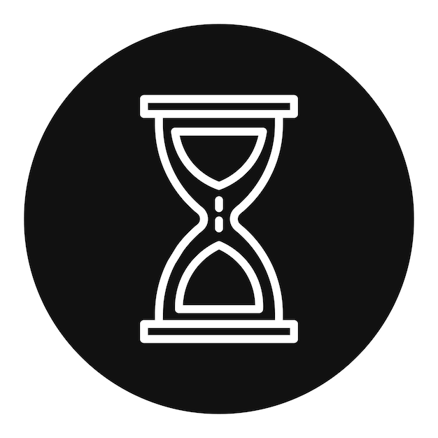 砂時計のアイコンベクトル画像はFairytaleに使用できます