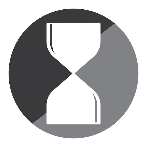 Hourglass logo vector icon illustration design