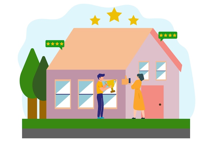 Vector house award vector illustration can be used for real estate