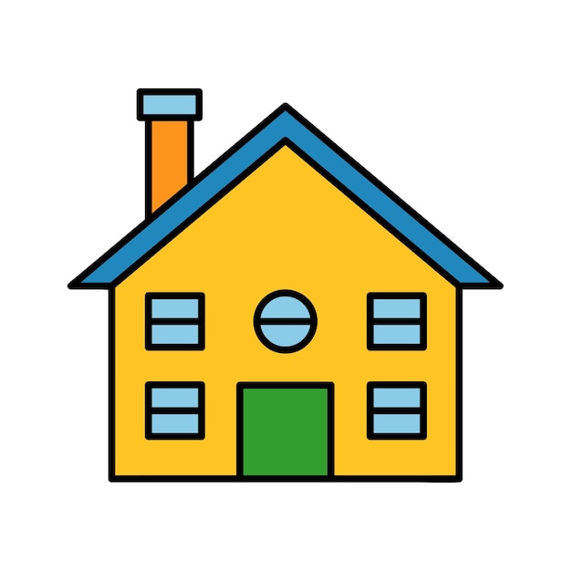 Original Hand Painted PNG Picture, Original Hand Painted Children S Simple  Stroke House, House Drawing, Child Drawing, Hand Drawing PNG Image For Free  Download