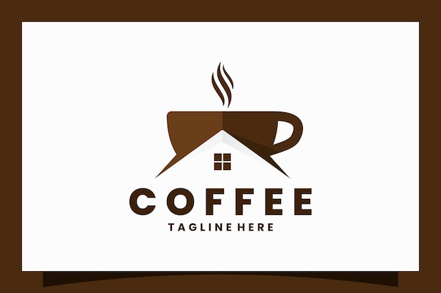 House coffee shop logo