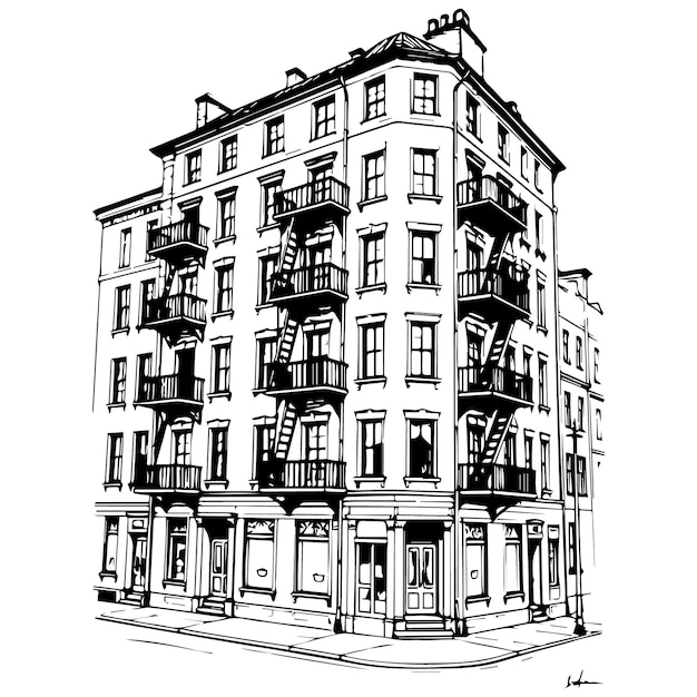 house design coloring page