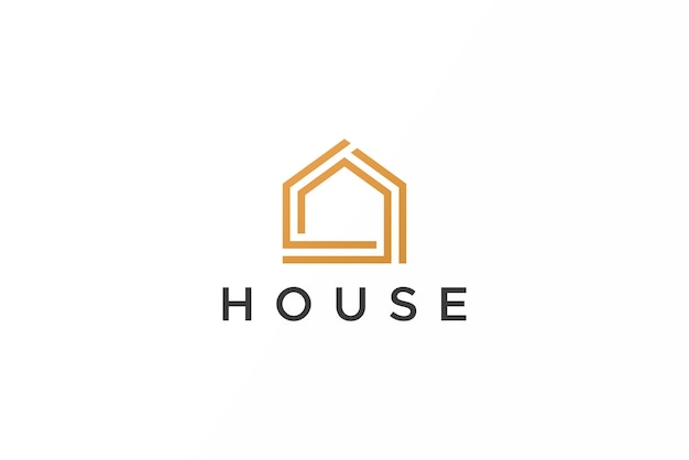 House Developer Property Architecture Minimalist Logo