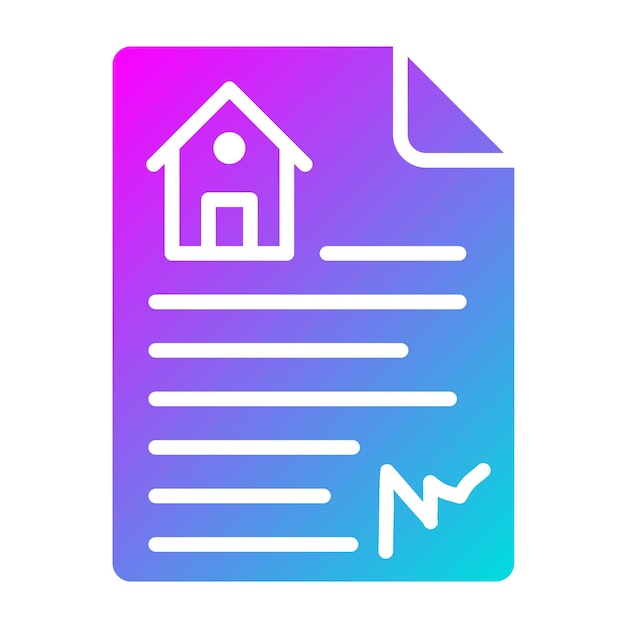 House document Vector Icon Design Illustration