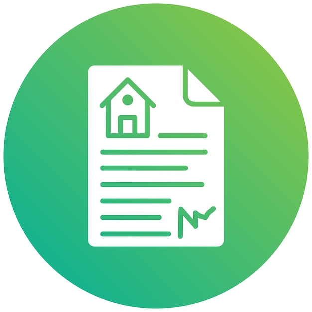 House document Vector Icon Design Illustration