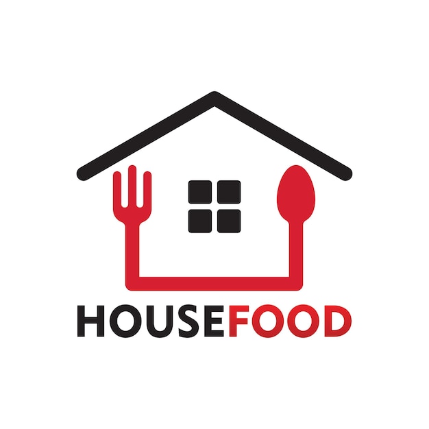 House food logo template design