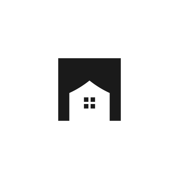 House home real estate logo icon design template element