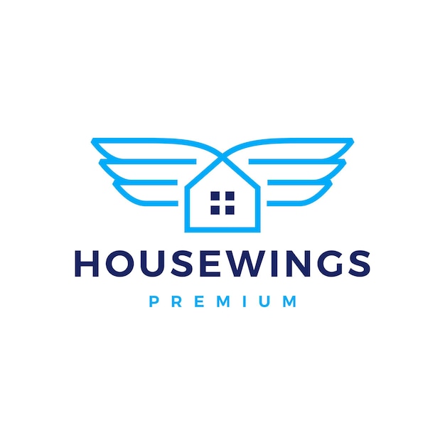 House home wing logo