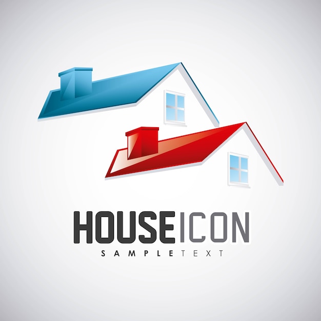 Vector house icon design