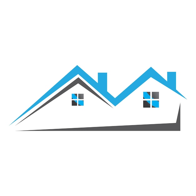 Шаблон векторного логотипа дома