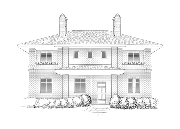 Original House Drawings Sketches and Stationery  Rolands Housewarming  Gifts