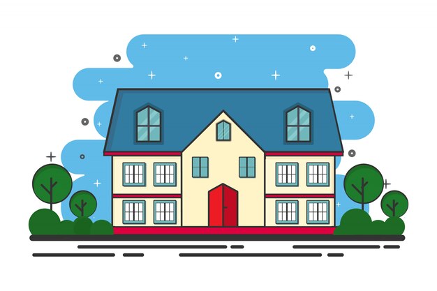 Vector house illustration