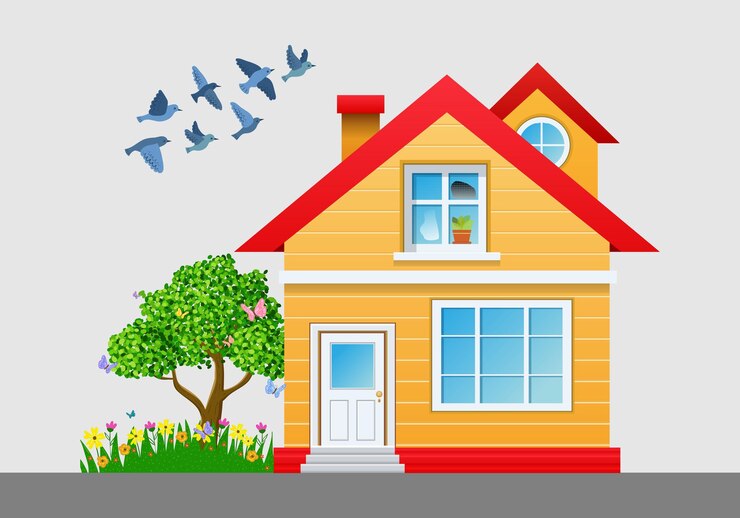 वेक्टर house illustration