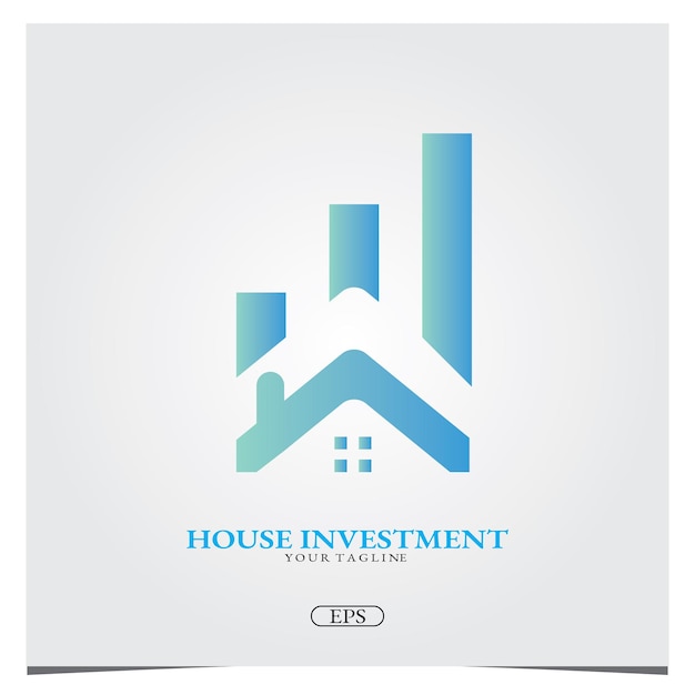 House investment logo premium elegant template vector eps 10