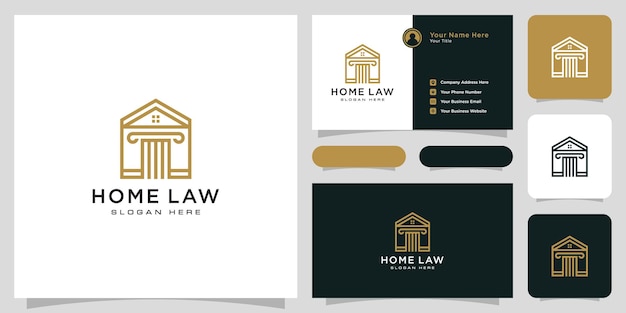 House law logo vector design