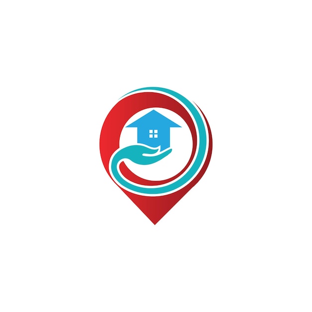 Логотип дома с логотипом дома
