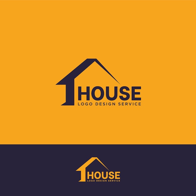 Vector house logo or builder logo also real estate logo