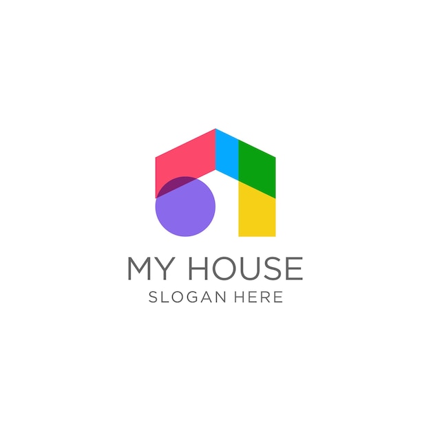 House logo design collection with modern creative concept