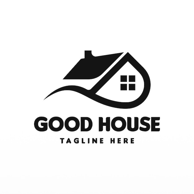 House logo design concept Simple building logo template Home logo design template