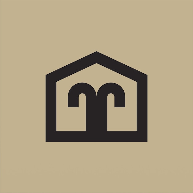 Концепция дизайна логотипа дома Простой шаблон логотипа здания Шаблон дизайна логотипа дома