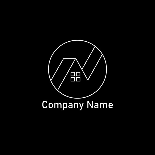 집 로고 디자인 프리미엄 부동산 회사 로고 디자인