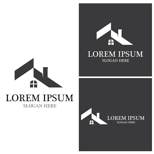 House Logo Home Real Estate Business Home building