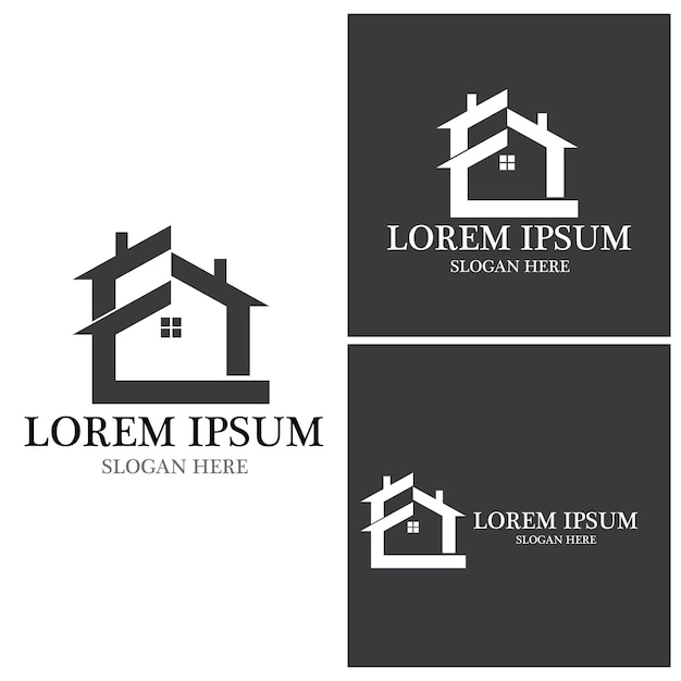 House logo home real estate business home building