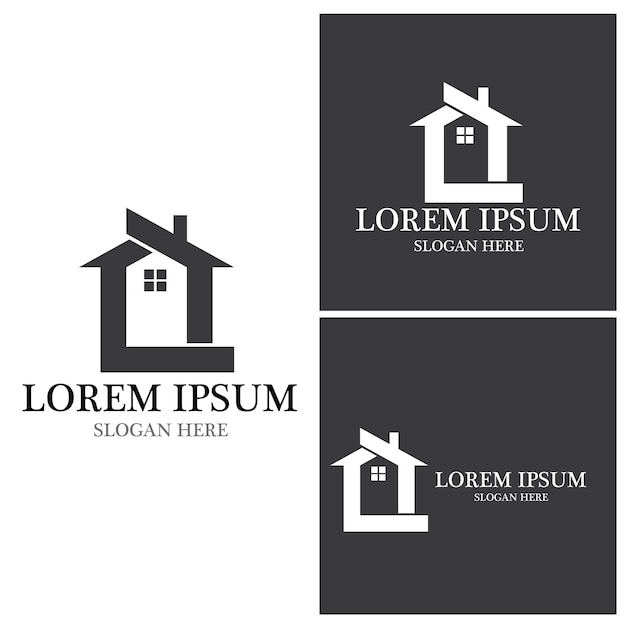 House Logo Home Real Estate Business Home building