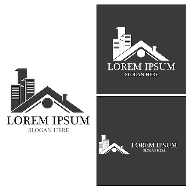 House Logo Home Real Estate Business Home building