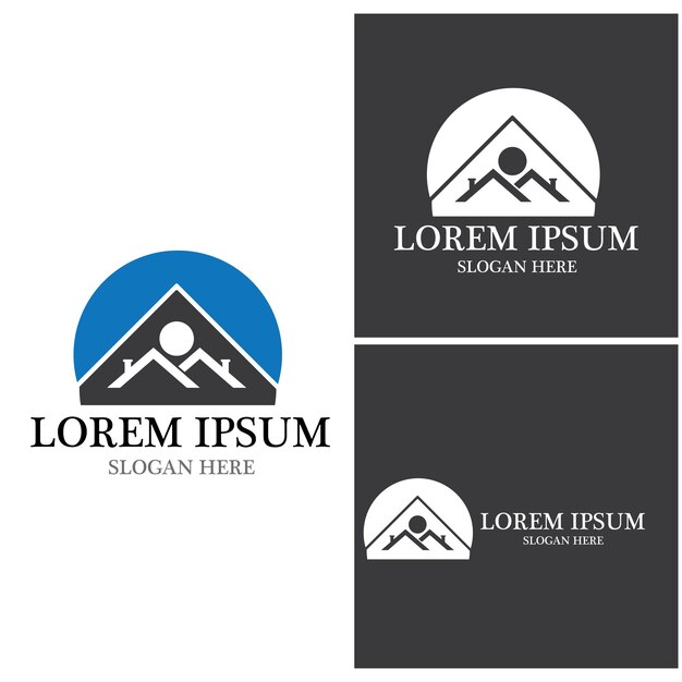 House Logo Home Real Estate Business Home building