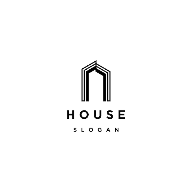 House logo icon design template