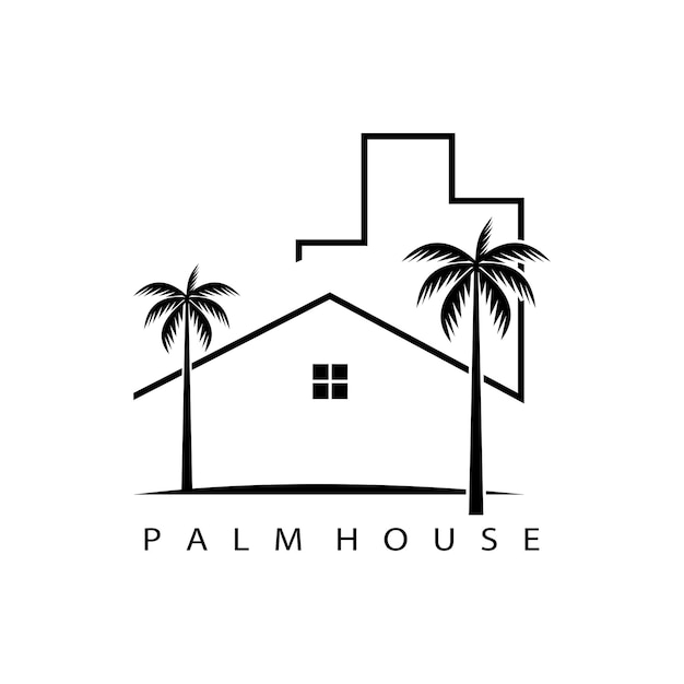 家のロゴとシンボルのベクトル画像