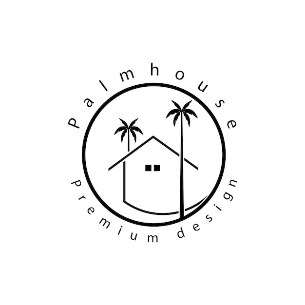 House logo and symbol vector image